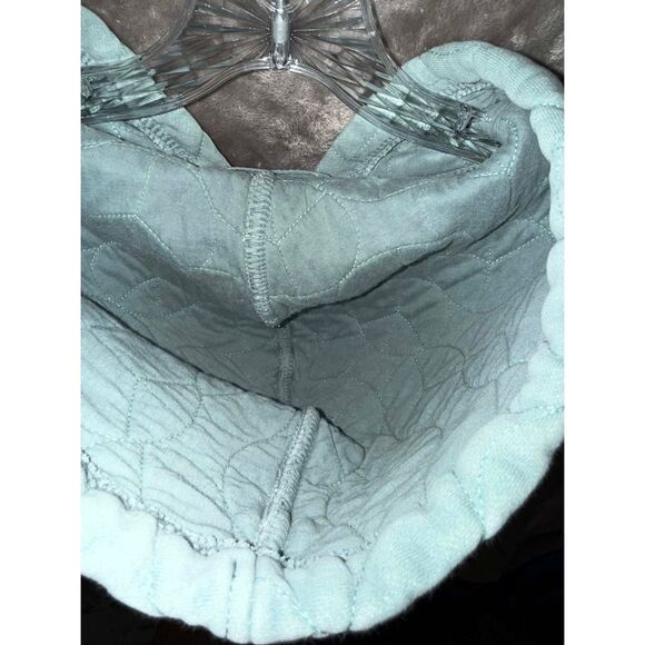 BDG Baby Blue Quilted Full Zip Hooded Sweater Women’s Small - Picture 8 of 8